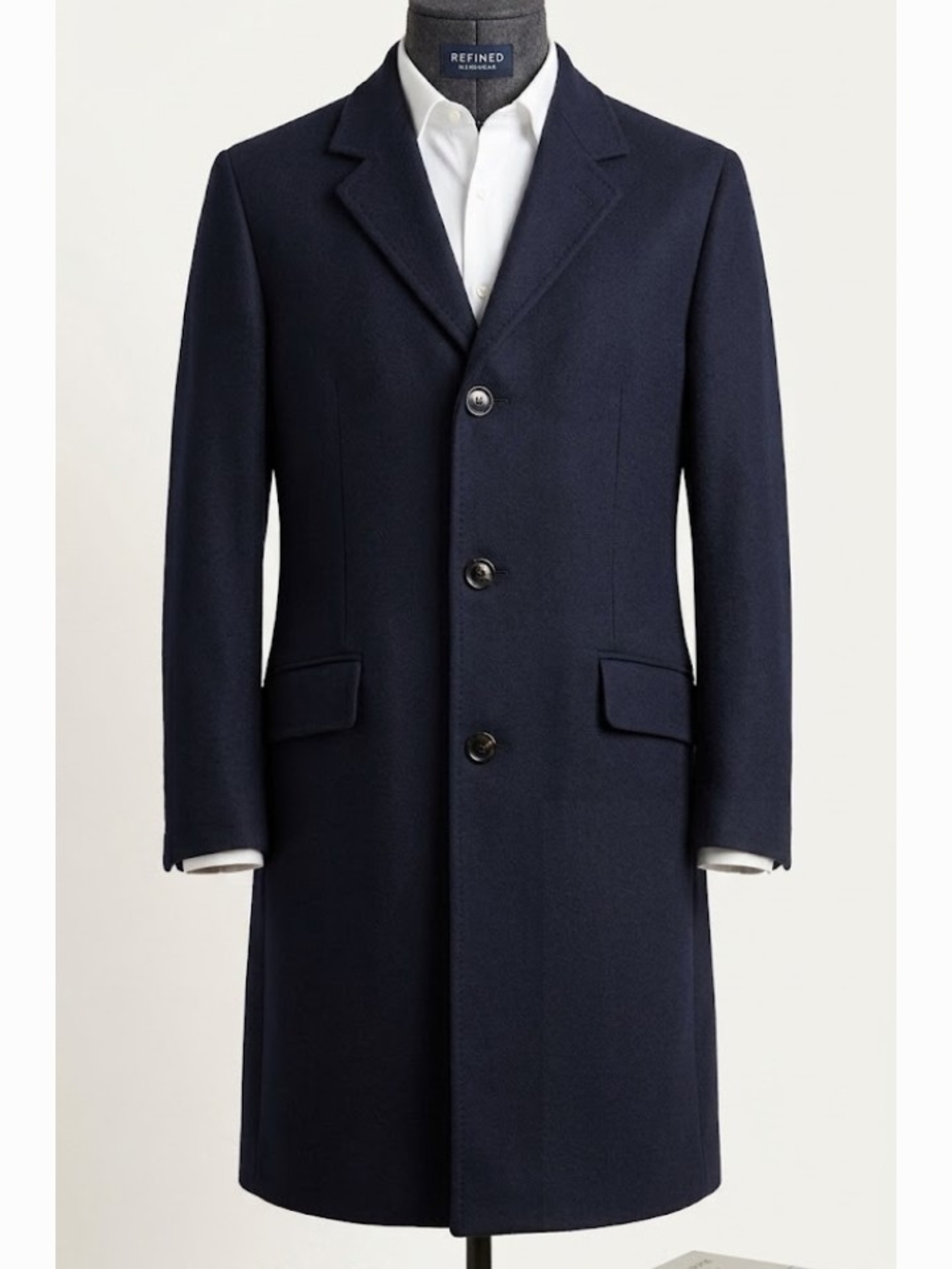 VTG Chester Barrie W&J Wilson Angora Wool Overcoat Tailored In Great Britain (M)